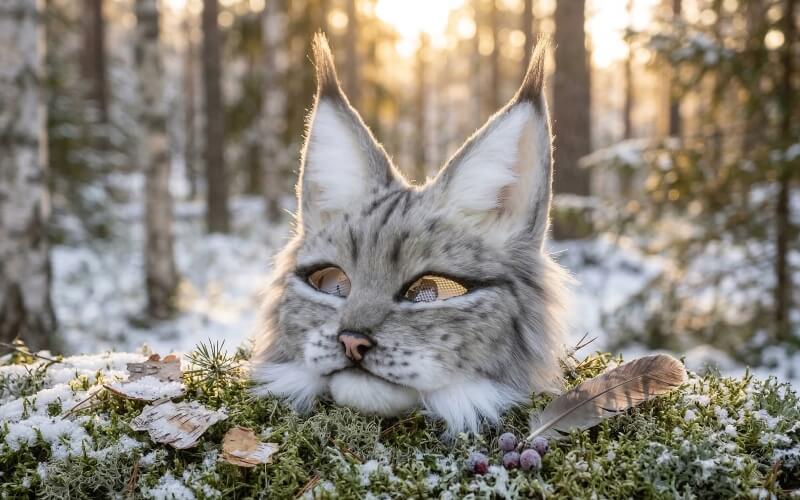 mascaras-de-therian-animal-de-lince